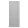 2 panel square top PVC Molded door