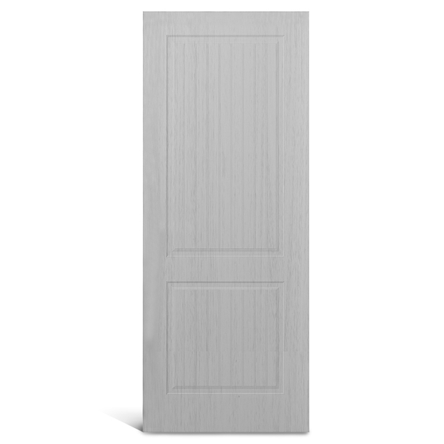 2 panel square top PVC Molded door
