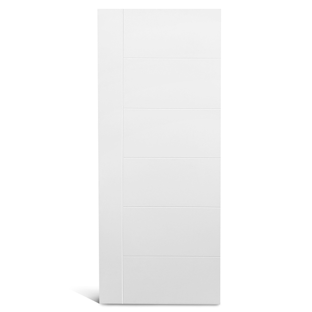 6 panel equal with 1 vertical panel primed Molded door
