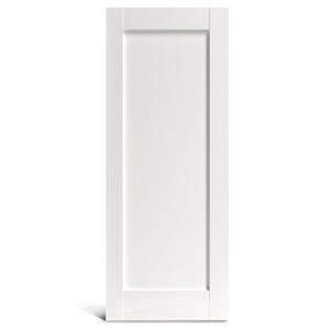 1 flat panel PVC Shaker door