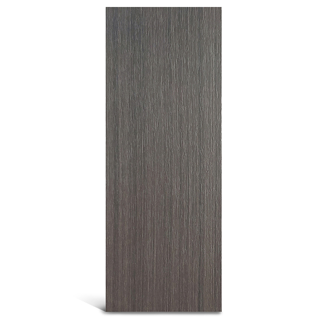 Gray Melamine Flush Panel Door