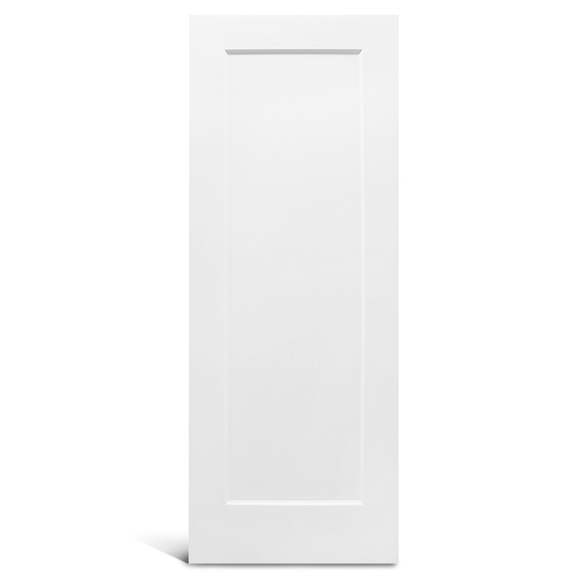 1 panel shaker smooth pre-painted Molded door