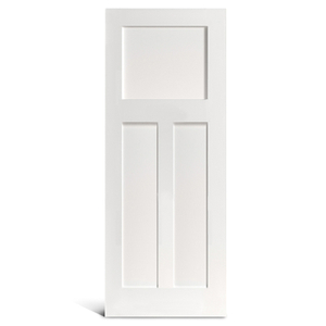 3 flat panel primed Shaker door