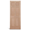 6 panel oak Panel door