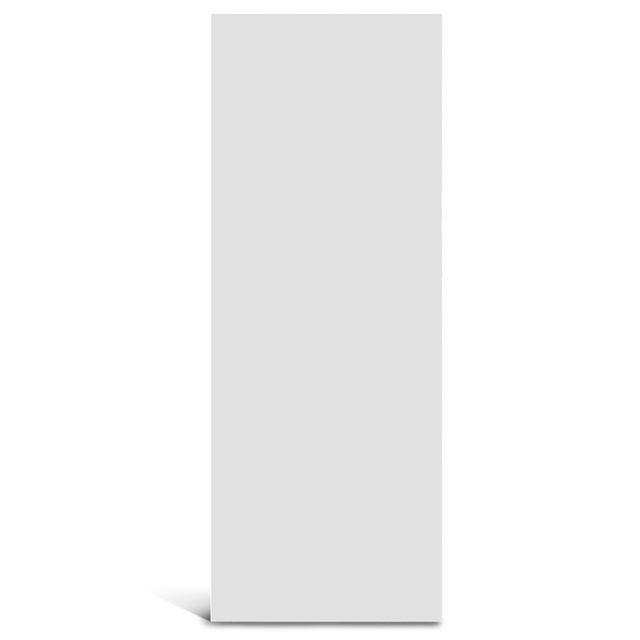 Pure White Melamine Flush Panel Door