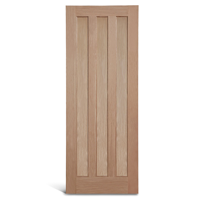 3 panel oak Panel door