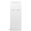 3 panel shaker smooth pre-painted Molded door