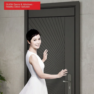Oupai Steel Entry Security Door FSC CE Saso GOST-R Authenticate