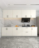 Oupai Laminated Chipboard Customised Kitchen Cabinet FSC CE Saso GOST-R Authenticate