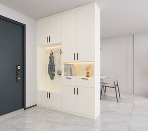 Oupai Laminated Chipboard Customised Kitchen Cabinet FSC CE Saso GOST-R Authenticate